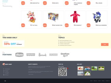 Online Trading Website for Baby Shop | Order