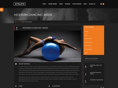 Website Sport Club